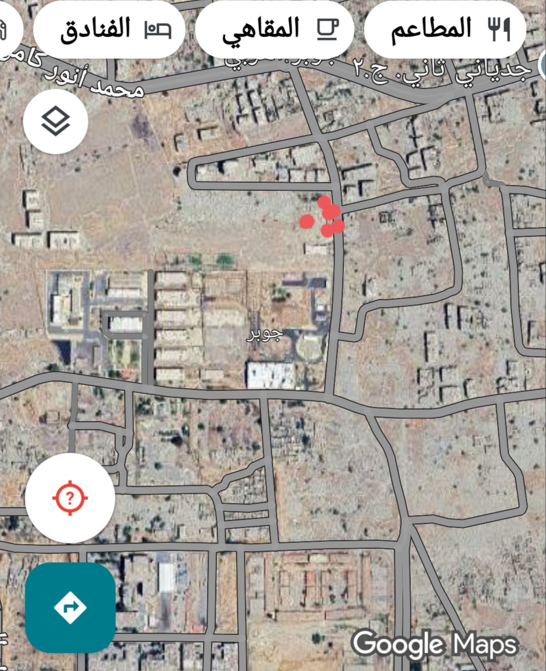 للبيع ارض 10 قصبات داخل المخطط التنظيمي دمشق جوبر