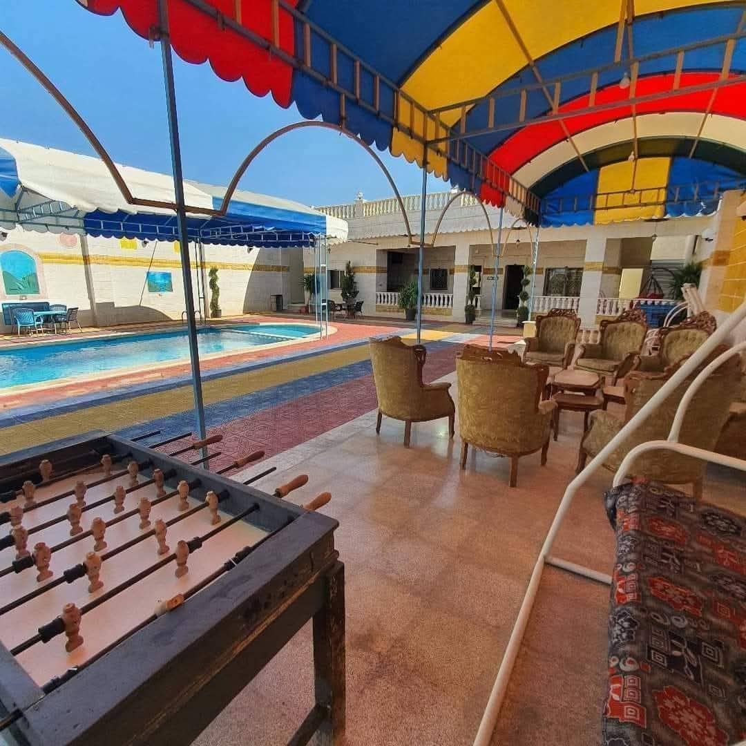 للاجار مزرعة بحلب النيرب مجهزة من كل شي منامة مسبح نت فضائي