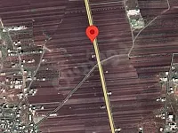 أرض على طريق غازي عنتاب حلب للبيع- 23000 م²،واجهة الارض 46 متر 