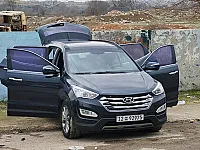 هيونداي سانتا في 2015 للإيجار كحلي SUV بحلب