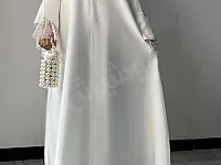  عباية بيضاء أنيقة - دمشق القديمة