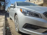هيونداي سوناتا 2017 فضي للإيجار في مركز الباب بحلب