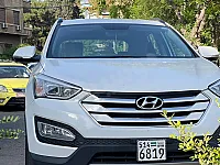 هيونداي سانتا في 2017 للإيجار في دمشق - SUV أبيض