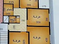 للبيع ابجور برتقاني اربع غرف ومنافع قرب بريد الاتصالات جامعه 39.000$ 
