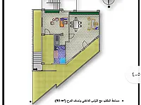 طابق ارضي مرخص تجاري٢٤٠٠ سهم طابو اخضر يصلح لاي مهنة...