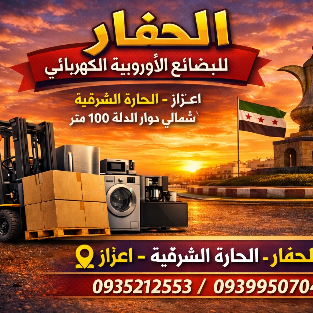 الحفار لابضائع الاوربيه