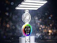 جهاز مكتبي ذكي مع إضاءة LED ومروحة في دمشق
