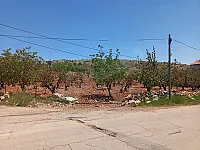 ارض زراعية الشارع العام واصل كهرباء وماء 