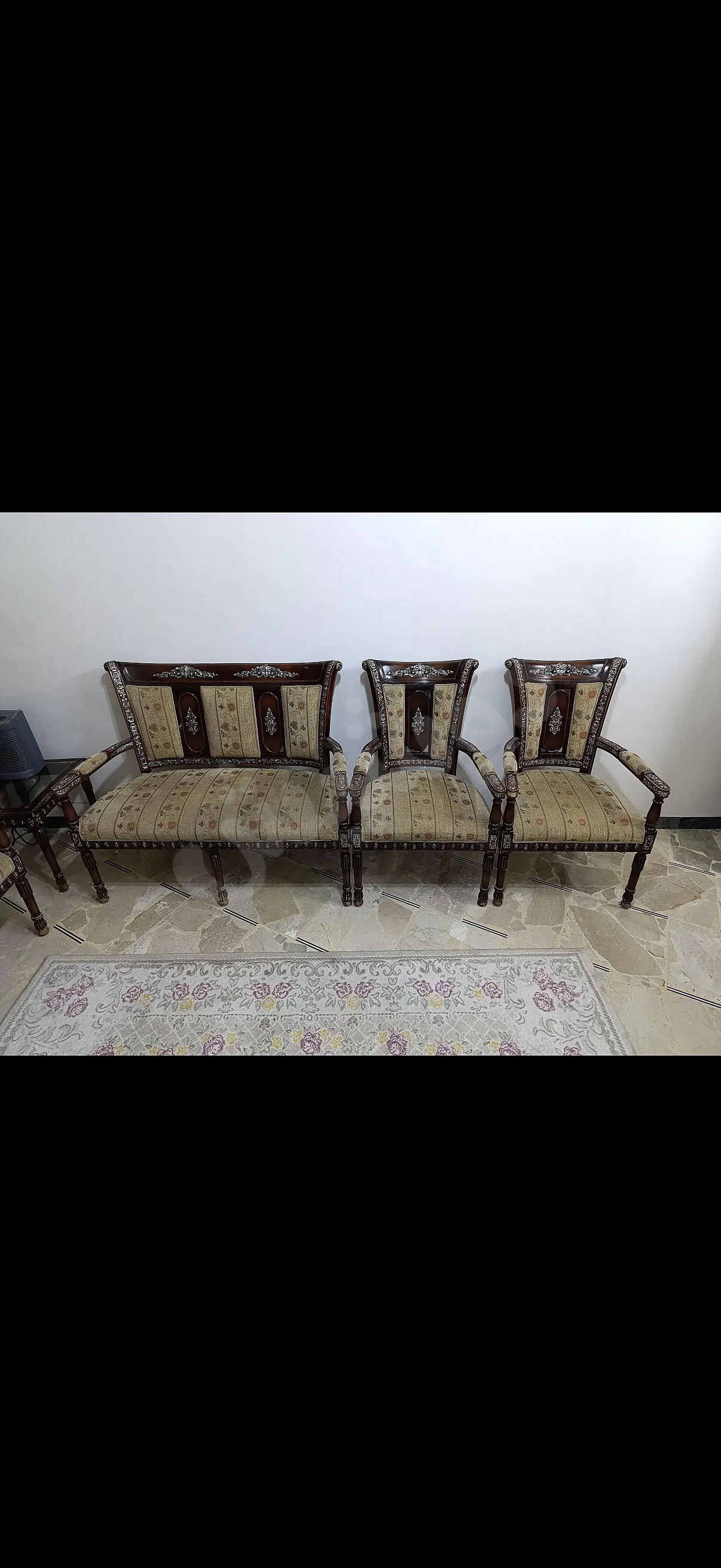 صوفايات خشب طبيعي زخرفة ريزين