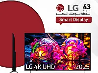 شاشة LG بحجم 43 ﺑوﺻﺔ 
