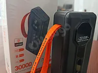  باور بانك KEKO سعة 30000mAh شحن سريع جداً 22.5W مع كابلات مدمجة.