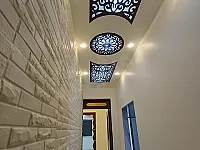 شقة حرستا حي البستان 80 متر كسوة سبر ديلوكس جاهزة للسكن منطقة مخدمة 