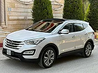 هيونداي سانتا في 2018 للإيجار - SUV أبيض بحلب السليمانية