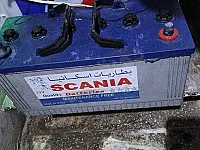 بطارية شمسية مستعملة 100Ah 12V للبيع في منبج