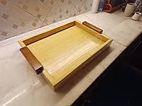 صينية كلاسيك انيقة طول: 40cm - عرض: 30cm - ارتفاع: 5cm  ‏