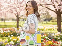 شنته نسائيه قماش فاخر اجنببي مستورد 