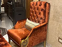 كنباية مفردة للبيع + شيزلون صغيرة