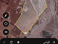 للبيع ارض في شورى سعسع على استراد السلام 