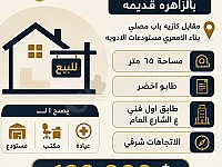 مكتب تجاري للبيع في الزاهرة القديمة بدمشق 65 م² بسعر مغري