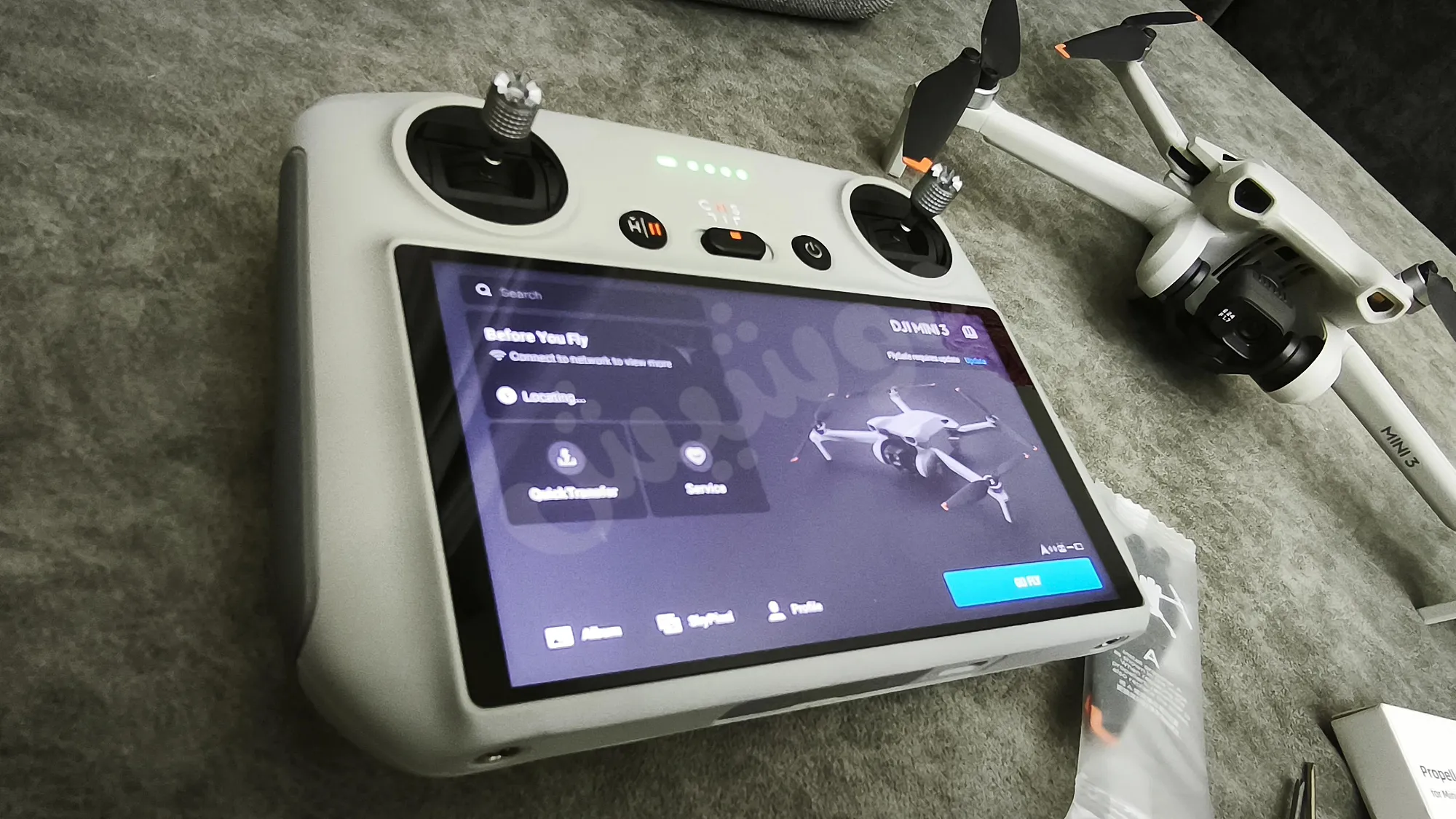 طائرة 3 DJI Mini بحالة شبه وكالة مع ملحقات حماية مميزة