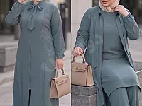 طقم شرعي 3 قطع أزرق وكحلي جديد بسعر 260,000 ل.س في الربوة