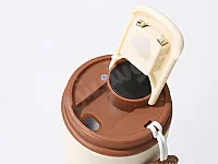 كوب قهوة حراري بشاشة LED بسعة 450ml - جديد 65,000 ل.س
