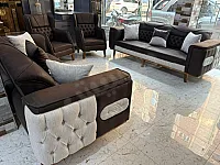 طقم كنبيات تركي جديد للبيع في إدلب - حارم - دانا بسعر 650$