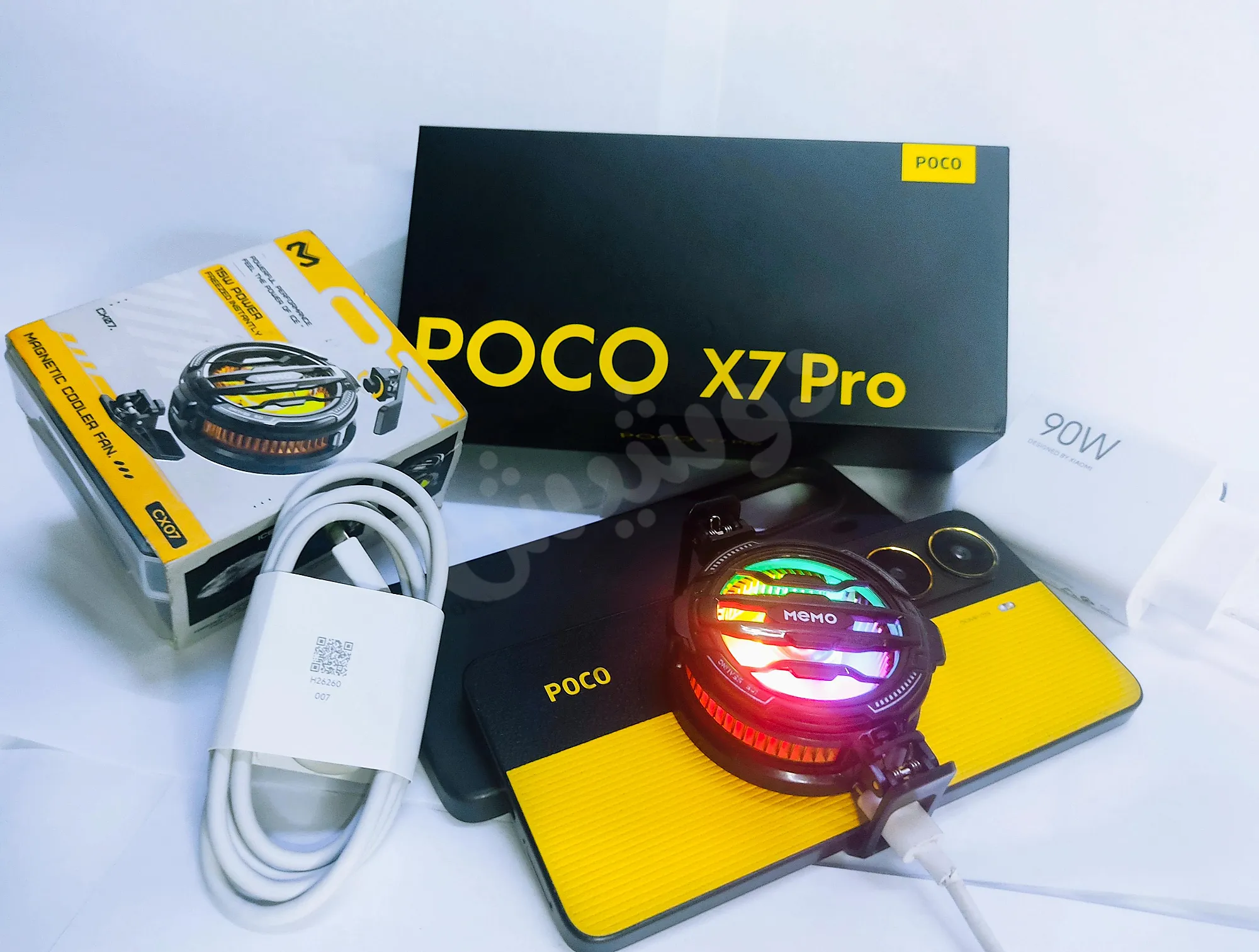 موجود للبيع:POCO X7 PRO 512/12 yellow/black موجود بدمشق