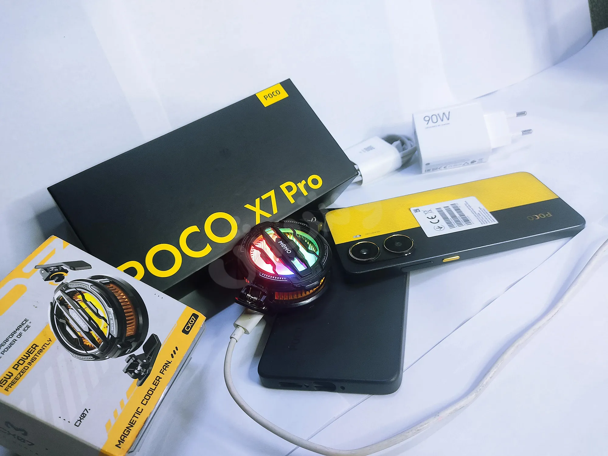 موجود للبيع:POCO X7 PRO 512/12 yellow/black موجود بدمشق