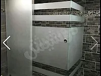 بكدوش زجاج سكوريت 10 مم مع اكسسوارات ستيل في دمشق