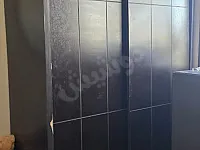 تخت مفرد ونص مع خزانة مستعمل للبيع 250$