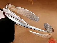 سوار فضة مفتوح 