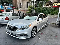 هيونداي سوناتا 2017 فضي مستعمل 135000 كم للبيع 
