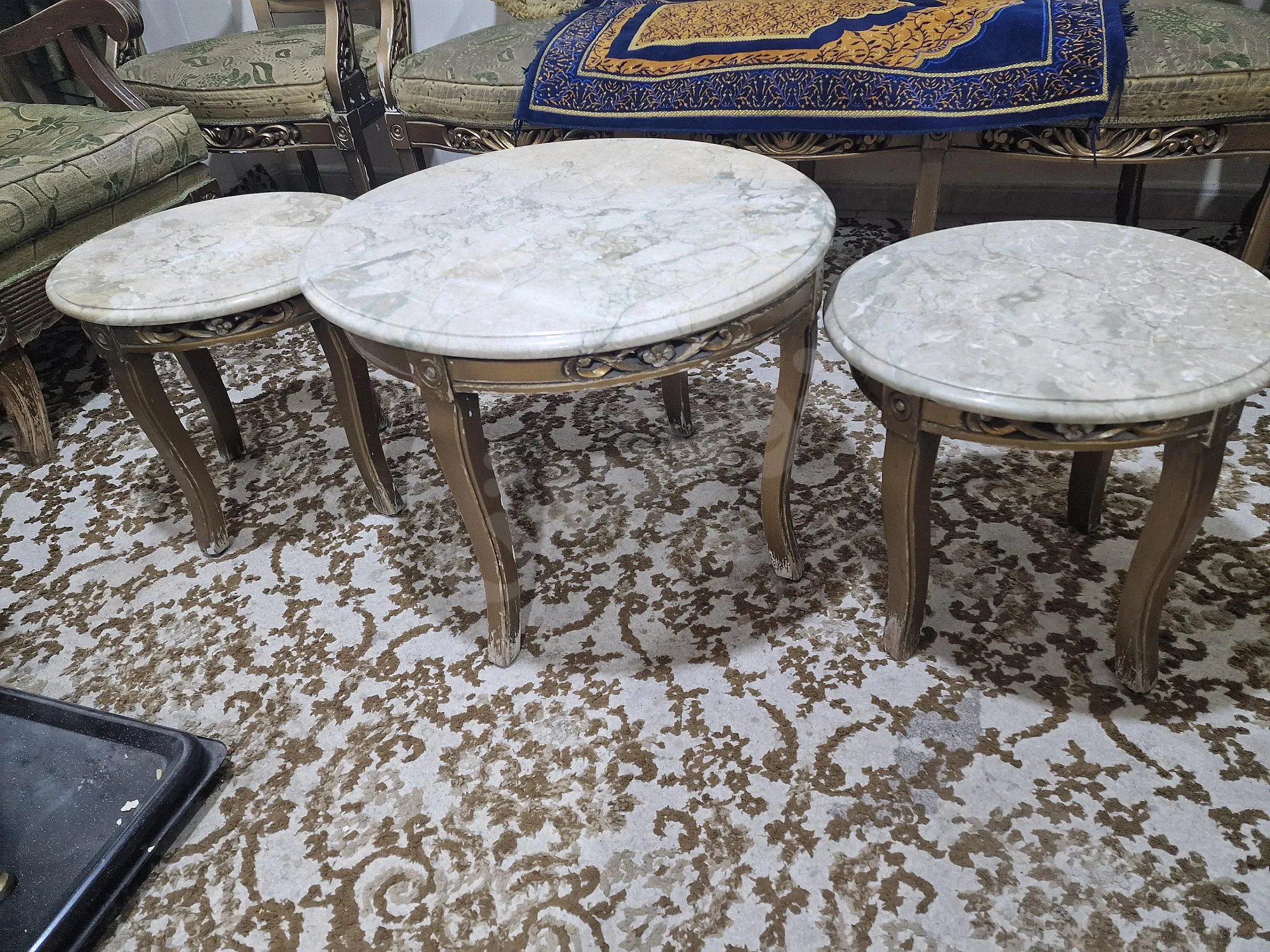 طربيزات خشب زان