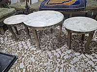 طربيزات خشب زان 