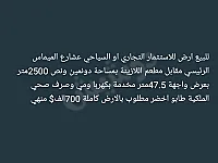 أرض للبيع للاستثمار التجاري في الميماس بحمص - 2500م²