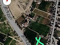 للبيع أرض على طريق المطار واجهة على طريق المطار قبل الجسر الأول 