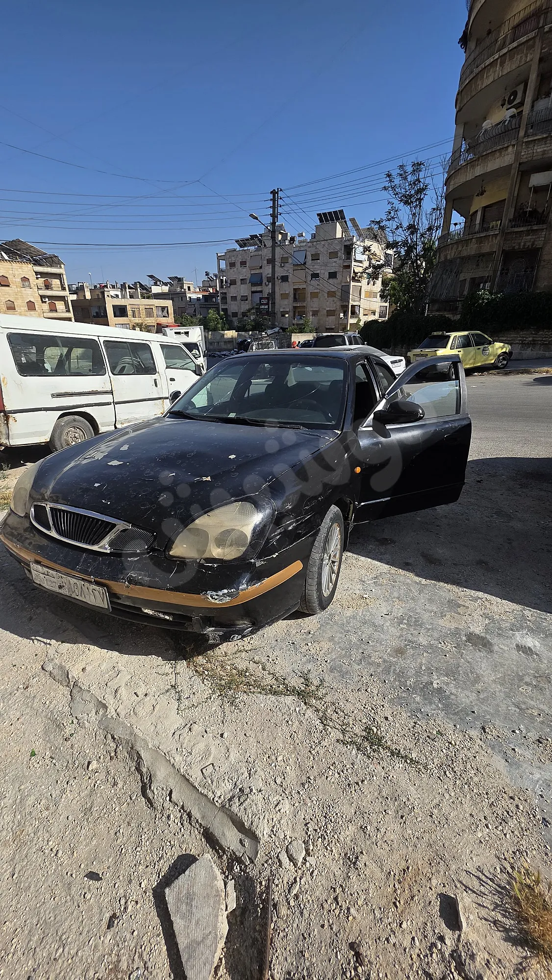 دايو نوبيرا موديل ٢٠٠٠ تسجيل ٢٠٠٢ بخ خارجي داهلي خالي العلام