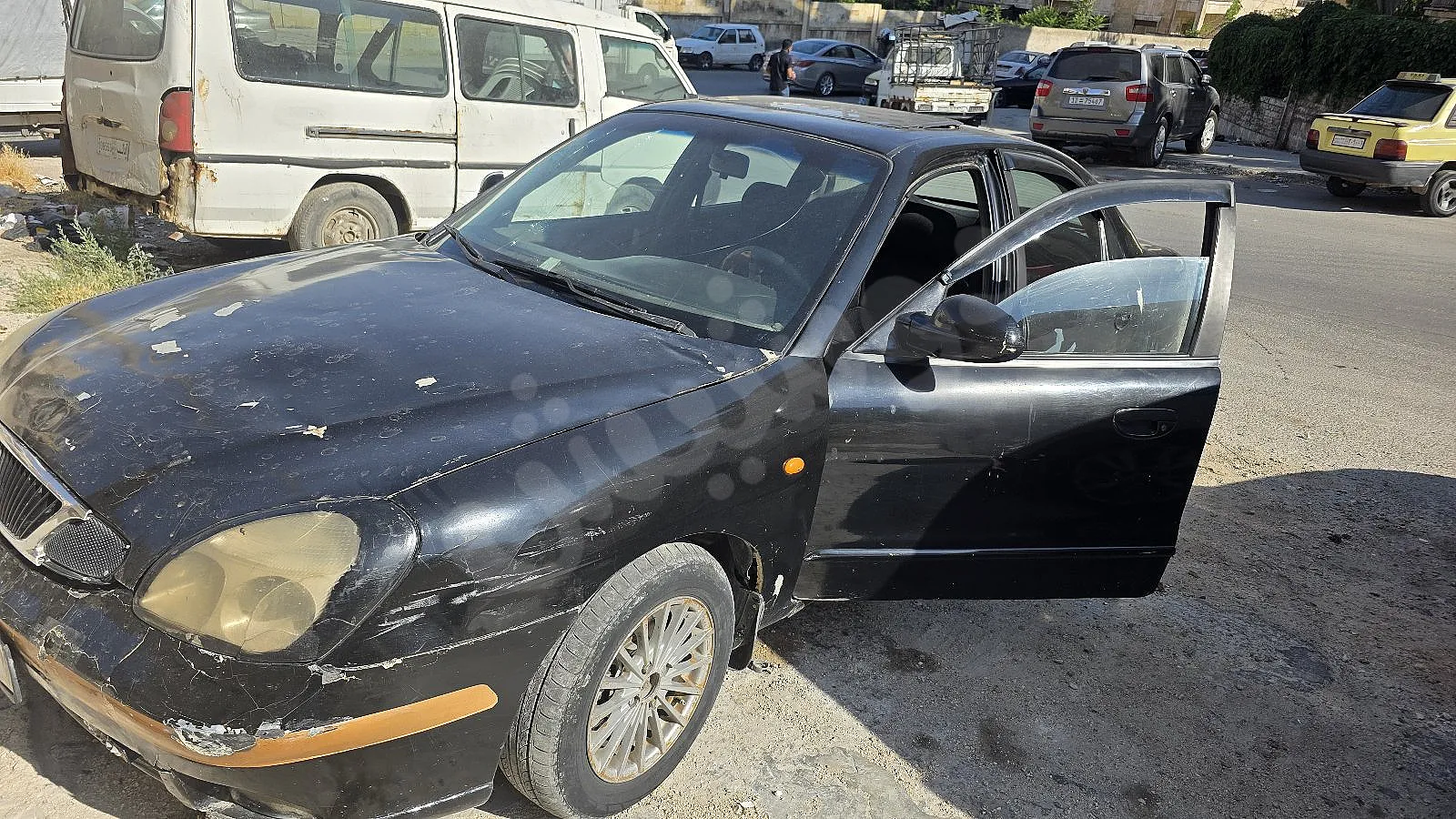 دايو نوبيرا موديل ٢٠٠٠ تسجيل ٢٠٠٢ بخ خارجي داهلي خالي العلام