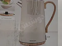 غلاية ماء كهربائية SilverCrest بسعة 1.7 لتر وتصميم عصري