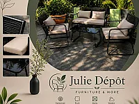 طقم الجلوس الخارجي من  Julie Depot
