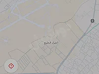 للبيع ارض في تنظيم ارض الخليج الجديد جانب مطار المزة