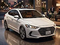 هيونداي إلنترا 2016 ديزل أبيض للإيجار في الزهراء - 40$