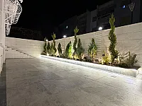 شقة أرضية للبيع في قدسيا مع حديقة وإكساء جديد