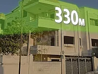 شقة للبيع حمص حي الحمراء 330 متر مطلة على بساتين الوعر
