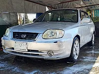 هيونداي أكسنت 2006 مستعملة للبيع بحلب - فضي رمادي بسعر 6300$