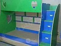 تخت طابقين أطفال خشب جديد في عربين بسعر يبدأ من 400$الى 750$