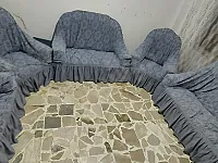 طقم كامل كنبايات مع ثياب جديدة لكامل الطقم نوعية ممتازة 