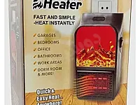 مع Flame Heater، ستحصل على حرارة فورية وتصميم يحاكي جمال المدفأة