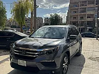 هوندا بايلوت 2018 مستعملة للبيع بحلب - SUV فضي رمادي